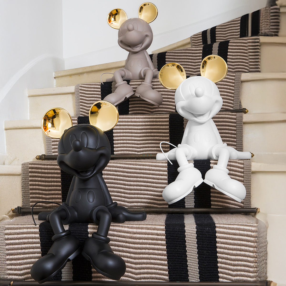 Mickey Mouse Take 2 White & Gold Figure – 19″ - FAO Schwarz