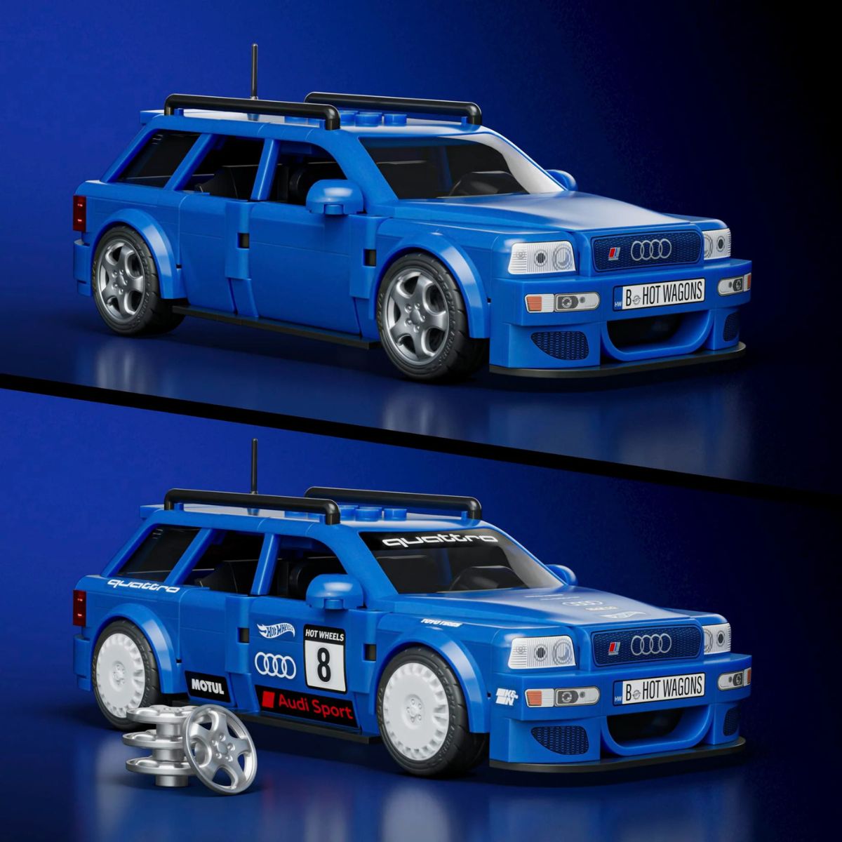 Mattel Brick Shop Hot Wheels ’94 Audi Avant RS2 - FAO Schwarz