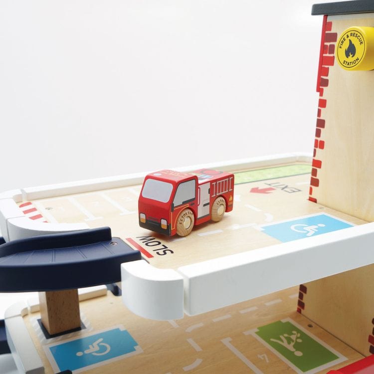Fire & Rescue Wooden Garage - FAO Schwarz