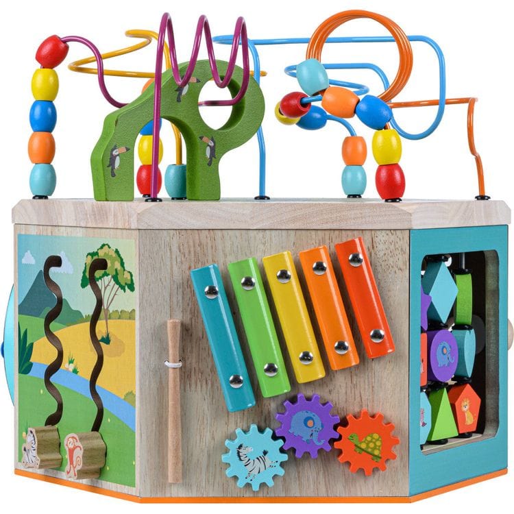 Preschool Play Lab 7-in-1 Large Activity Station - FAO Schwarz