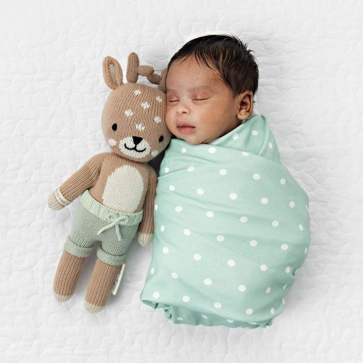 Regular 20″ Elliott the Fawn Hand-Knit Doll - FAO Schwarz