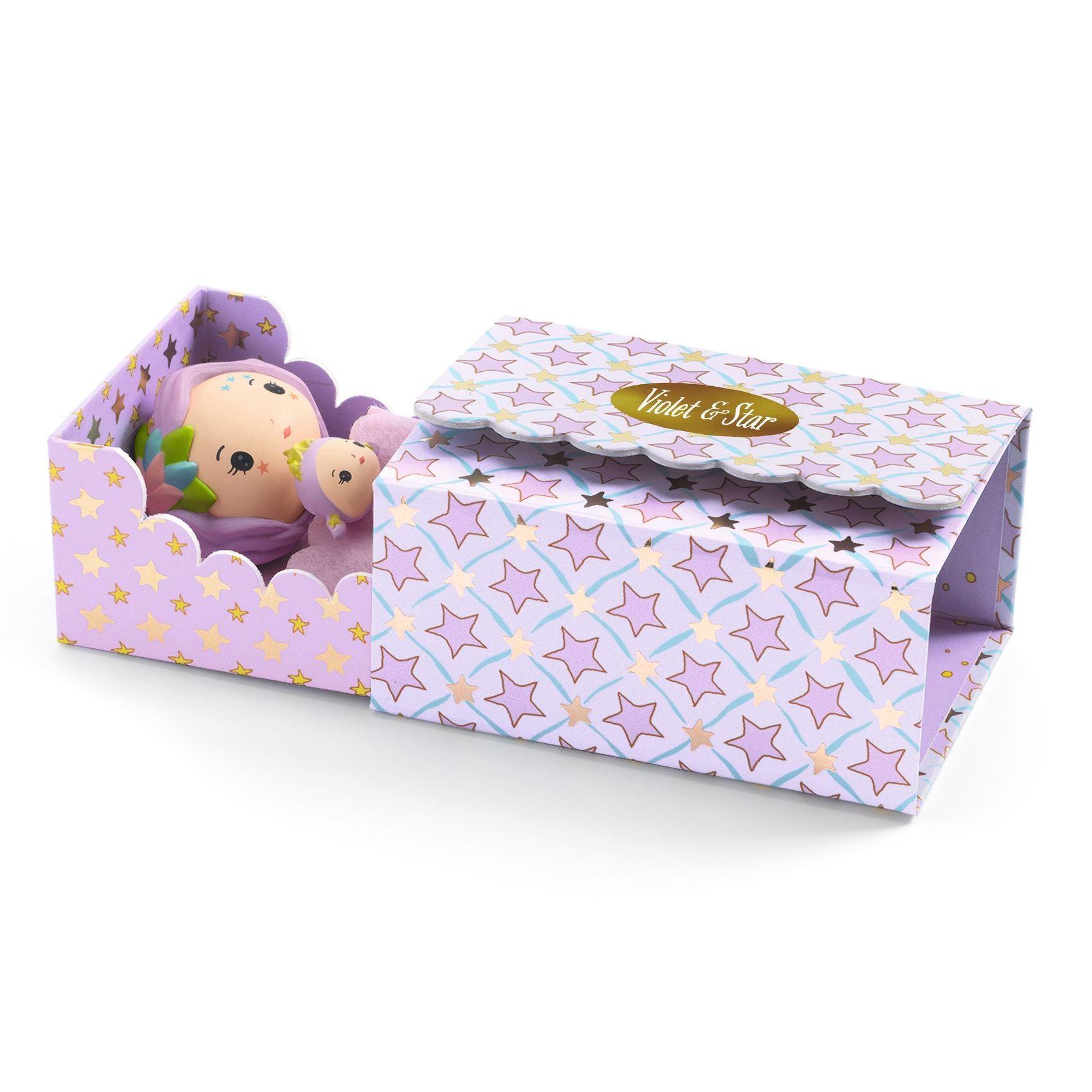 Tinyly Violet Tinyroom with Figurines - FAO Schwarz