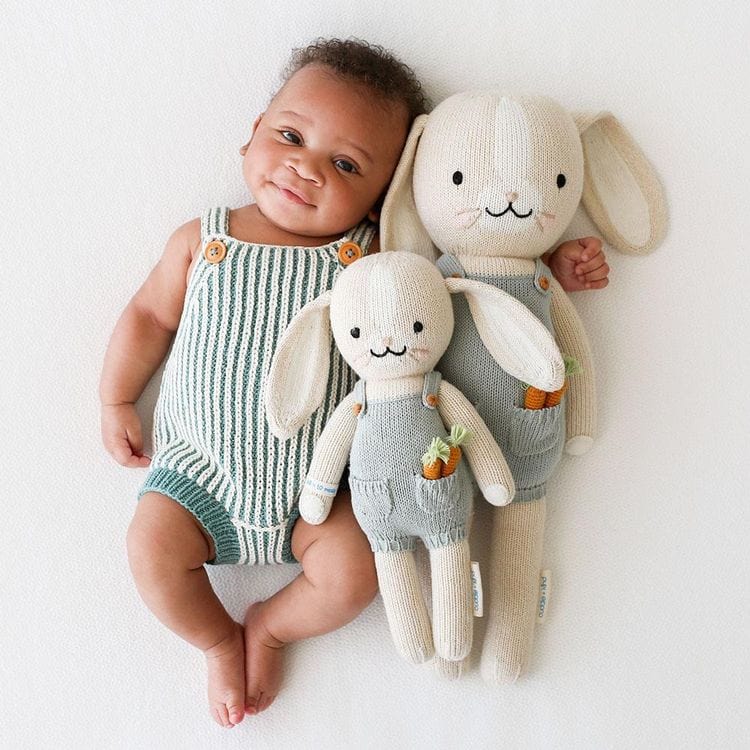 Little 13″ Henry the Bunny Hand-Knit Doll - FAO Schwarz