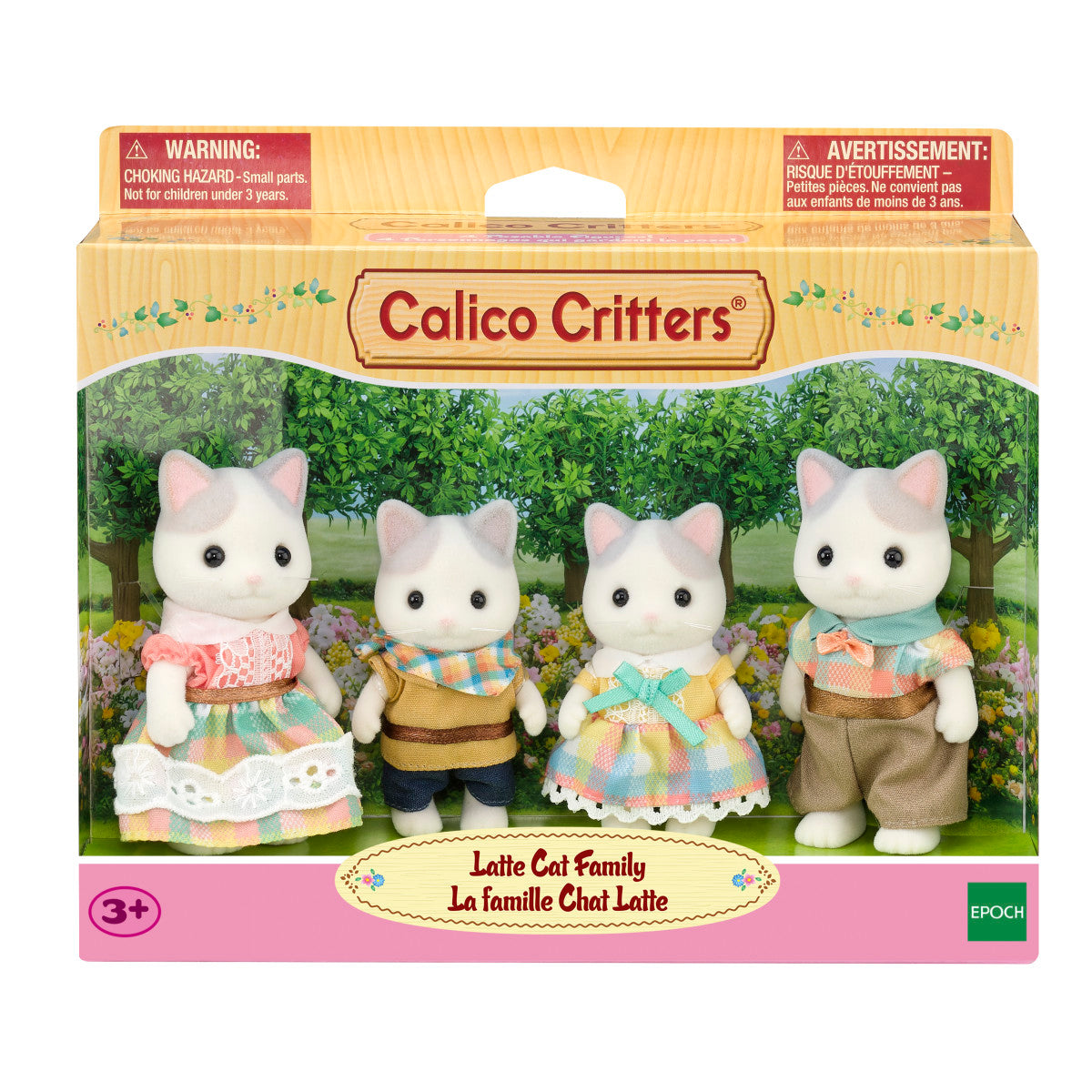 Calico Critters Latte Cat Family Collectible Doll Figures - FAO Schwarz