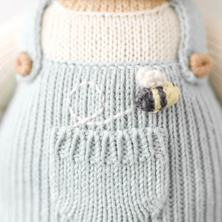 Little 13″ Charlie the Honey Bear Hand-Knit Doll - FAO Schwarz