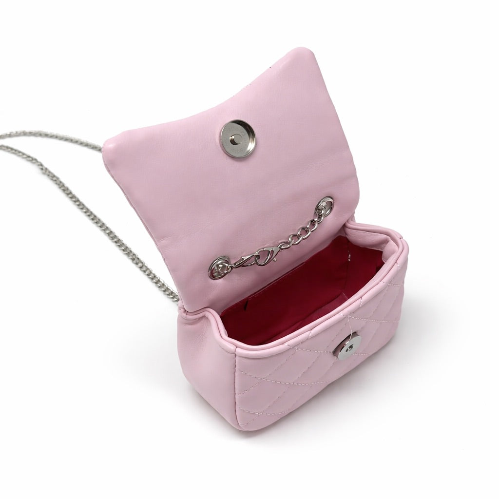Tiny Crystal Stud Handbag – Pink - FAO Schwarz