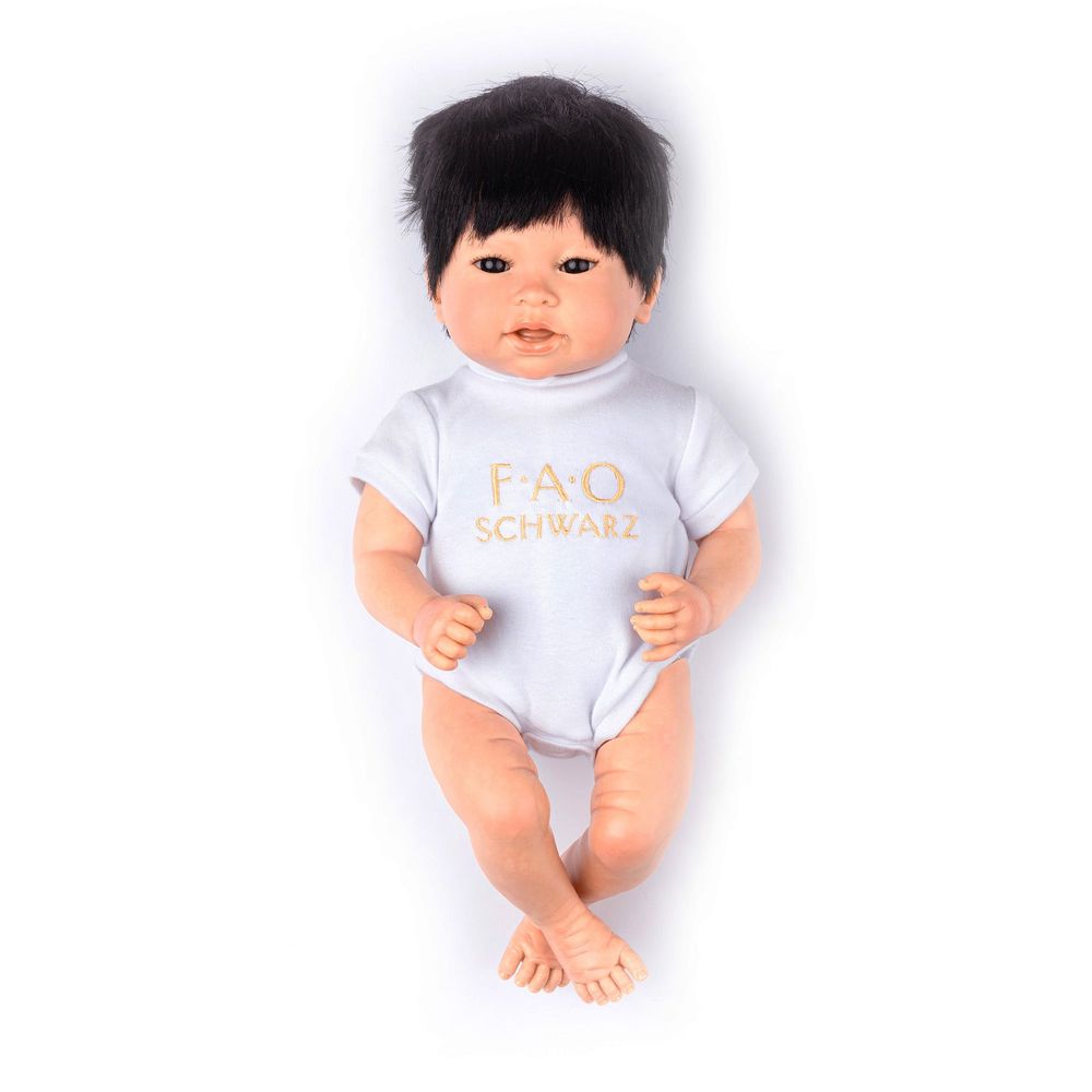 My FAO Doll – Fair Skin with Black Hair & Dark Brown Eyes - FAO Schwarz