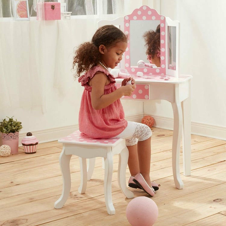 Polka Dot Gisele Play Vanity Set - FAO Schwarz