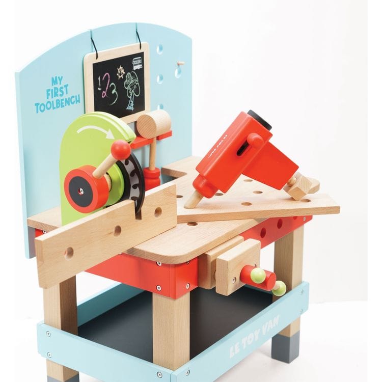 Wooden Tool Bench with 20 Accessories - FAO Schwarz