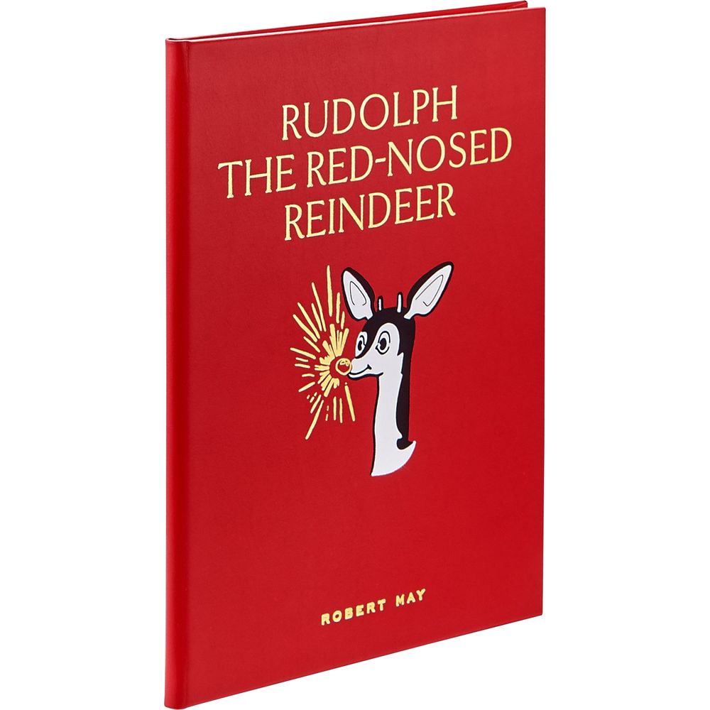 Rudolph the Red Nosed Reindeer Book Leather Edition - FAO Schwarz