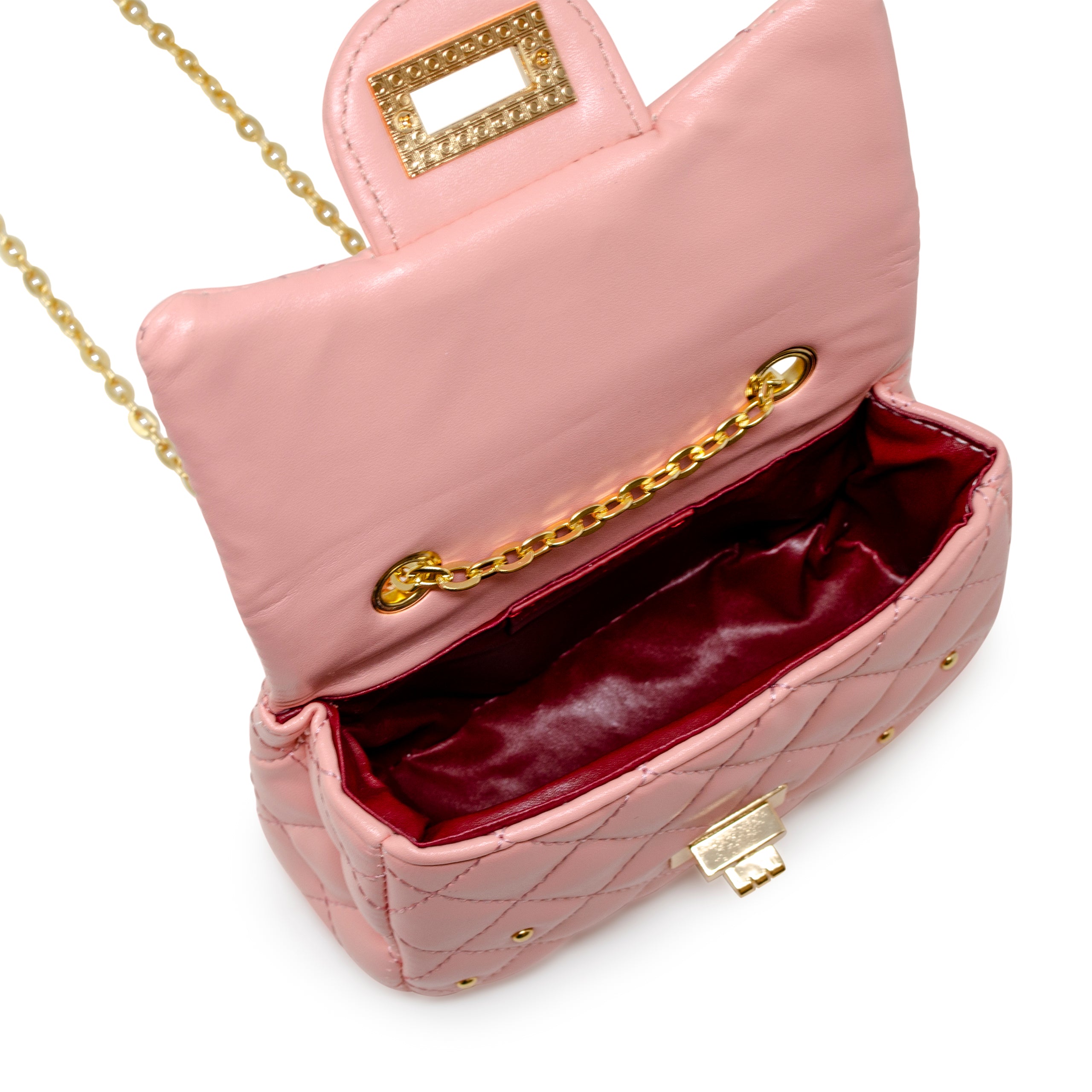 Classic Quilted Stud Handbag - FAO Schwarz