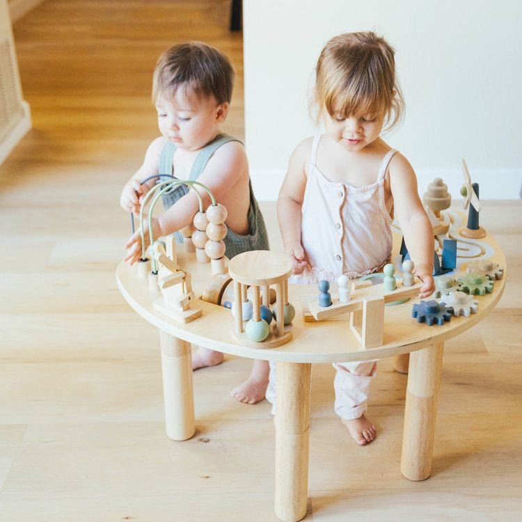 Hi-Lo Wood Activity Table - FAO Schwarz