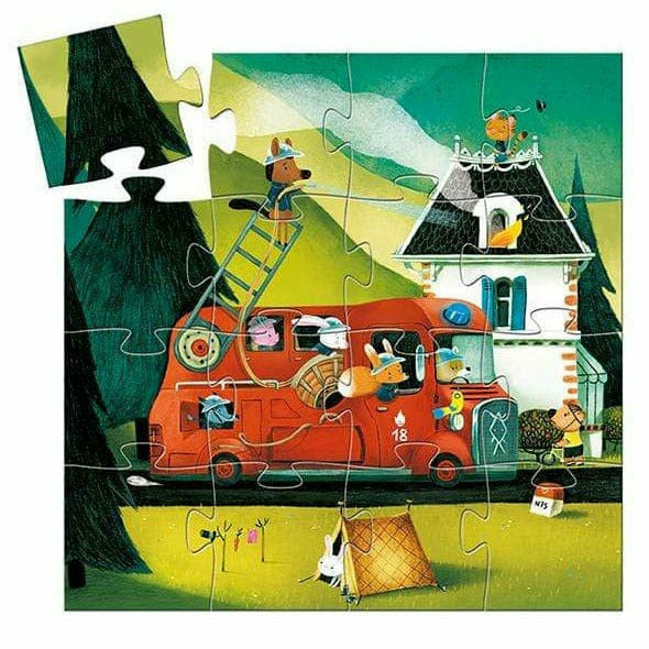 Fire Truck Mini Jigsaw Puzzle - FAO Schwarz