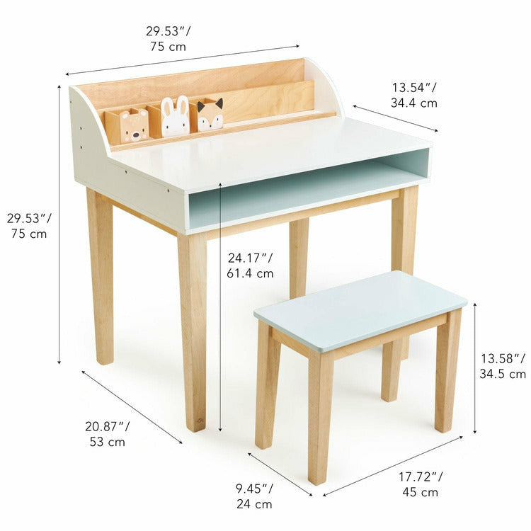 Wooden Desk and Chair - FAO Schwarz