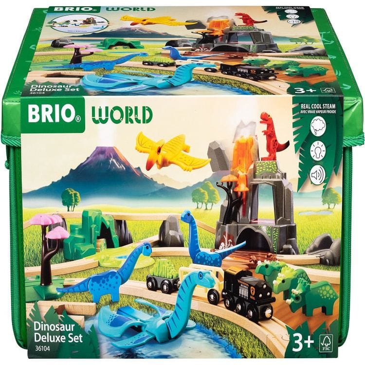 Dinosaur Deluxe Train Set - FAO Schwarz