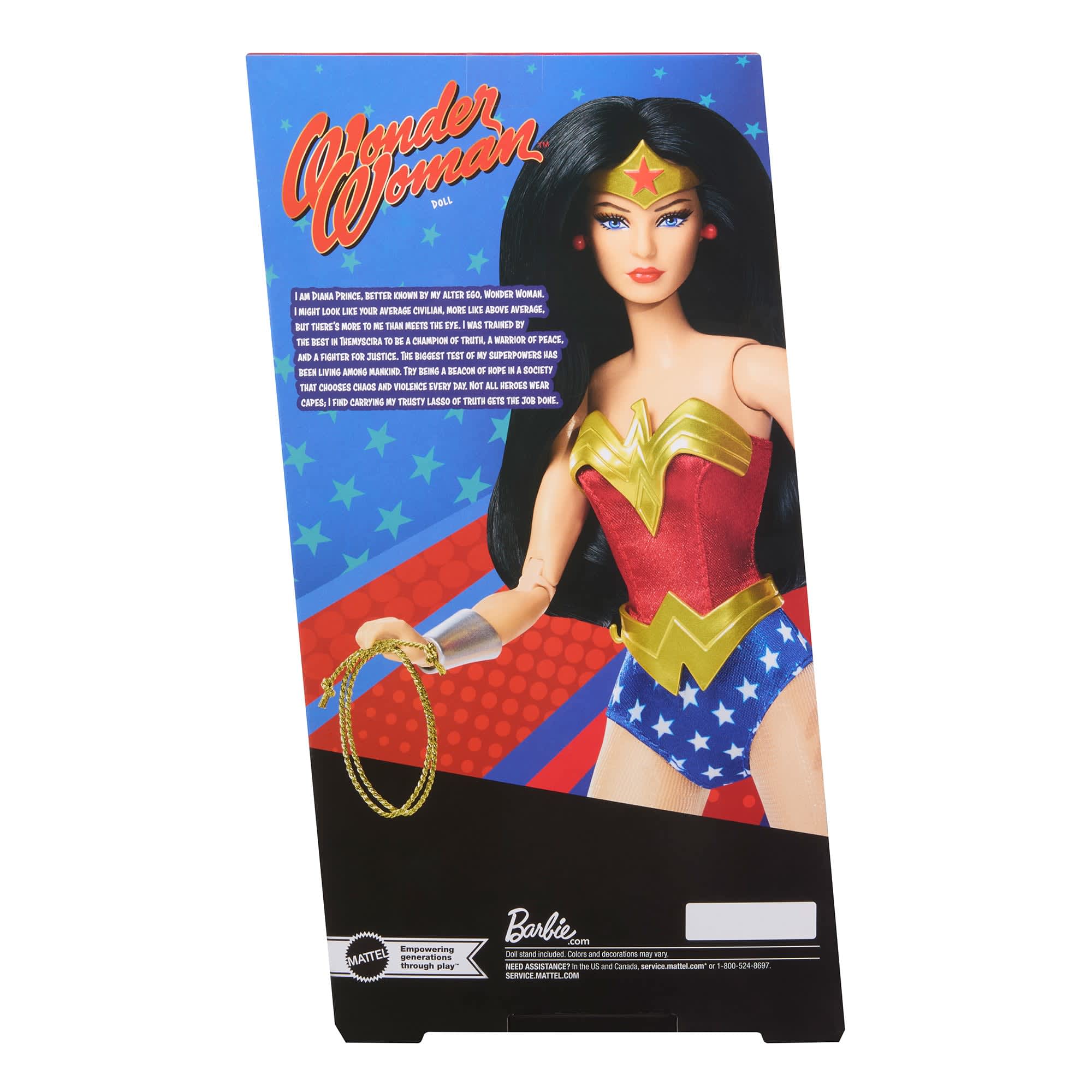 DC Wonder Woman Barbie Doll - FAO Schwarz