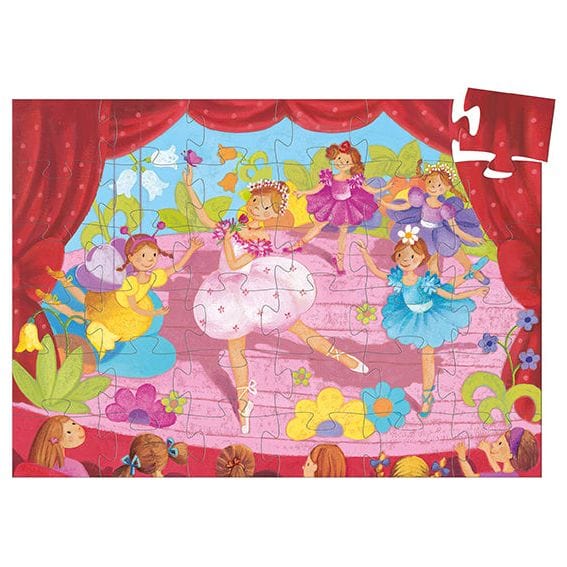 Ballerina With Flower 36 Piece Puzzle - FAO Schwarz