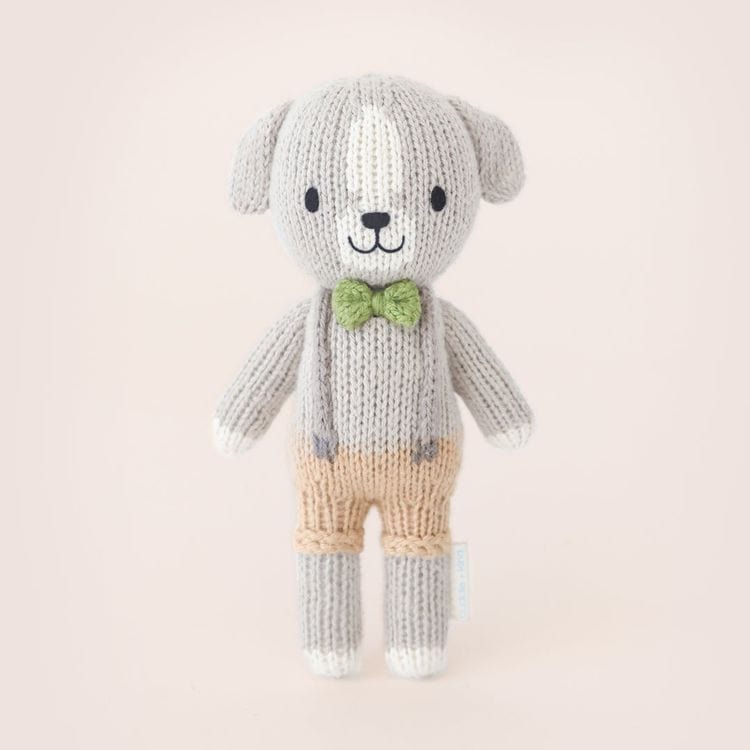 Tiny 6″ Noah the Dog Hand-Knit Doll - FAO Schwarz