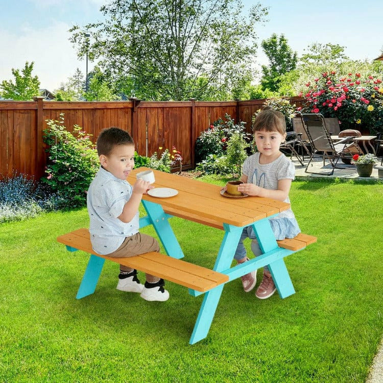 Outdoor Picnic Table & Chair Set - FAO Schwarz