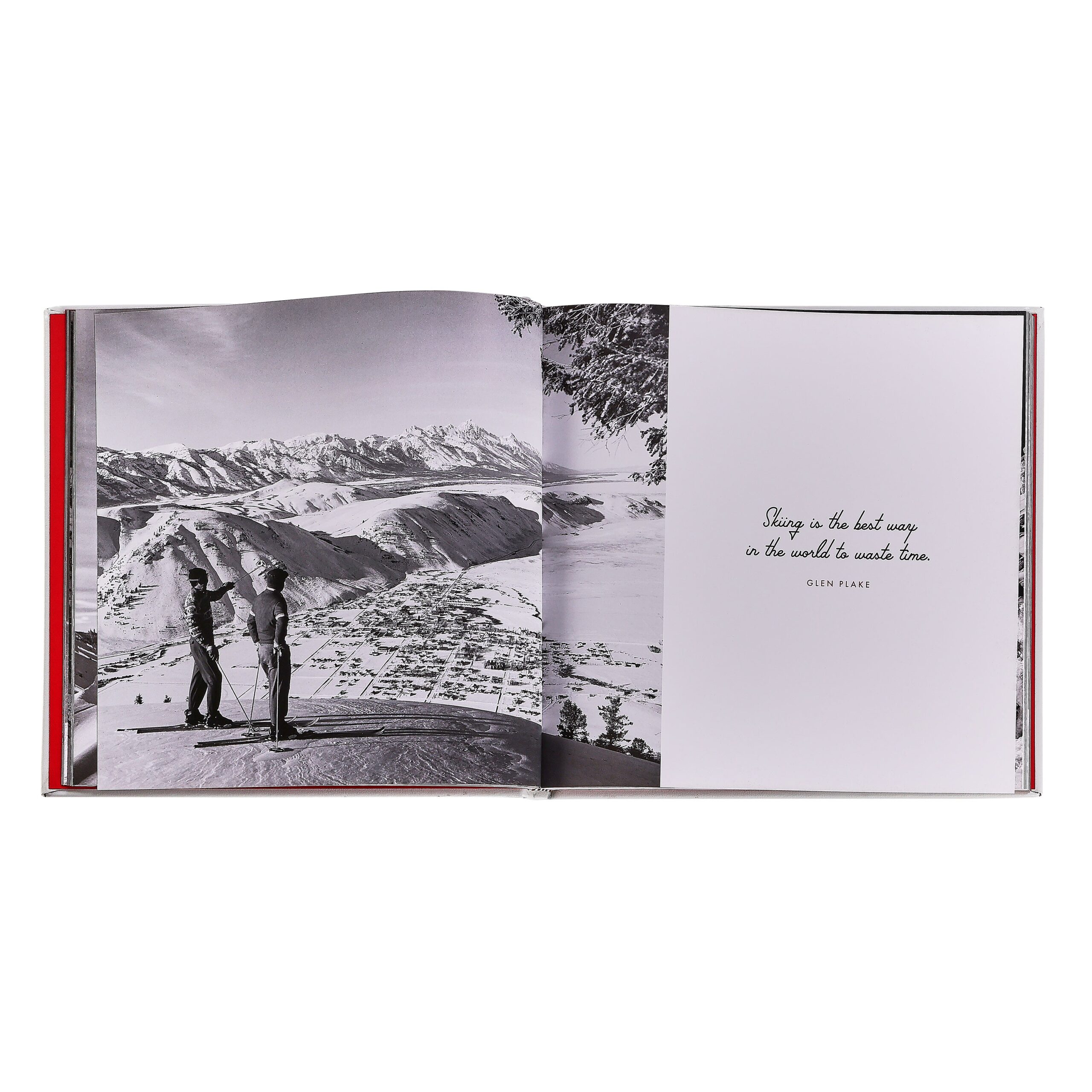 Vintage Skiing Book Leather Edition - FAO Schwarz