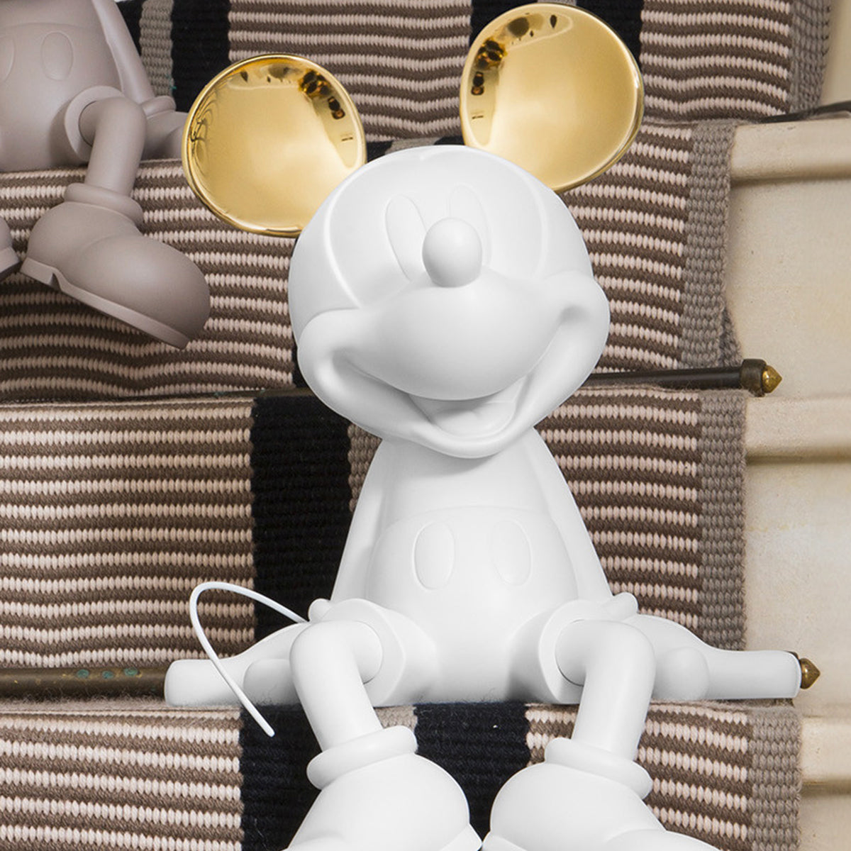 Mickey Mouse Take 2 White & Gold Figure – 19″ - FAO Schwarz