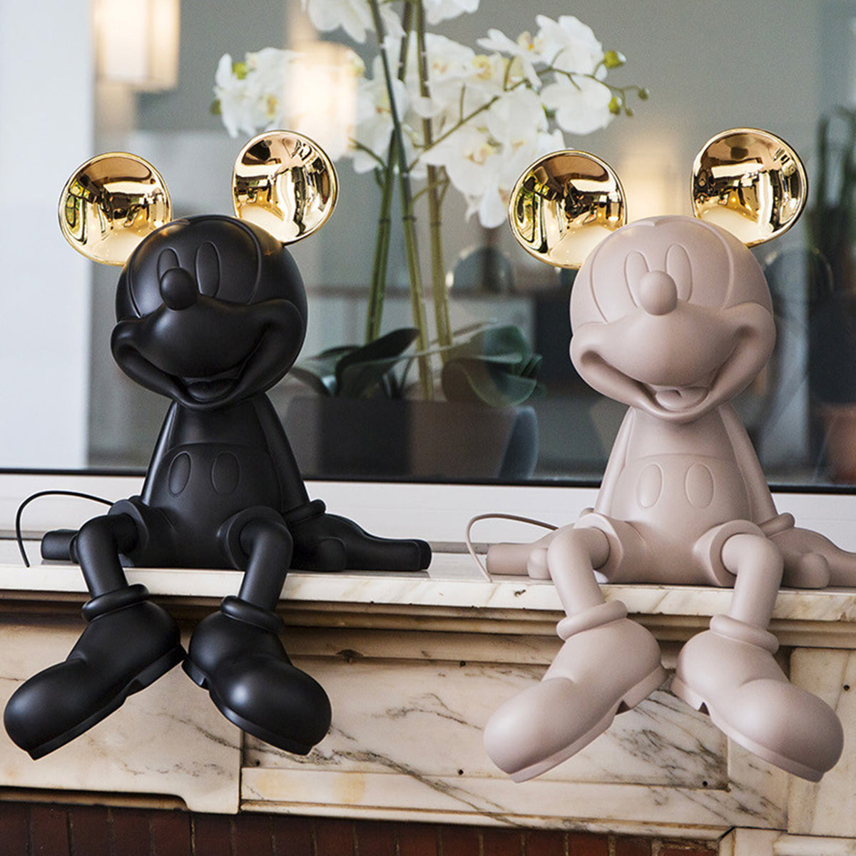 Mickey Mouse Take 2 Black & Gold Figure – 19″ - FAO Schwarz