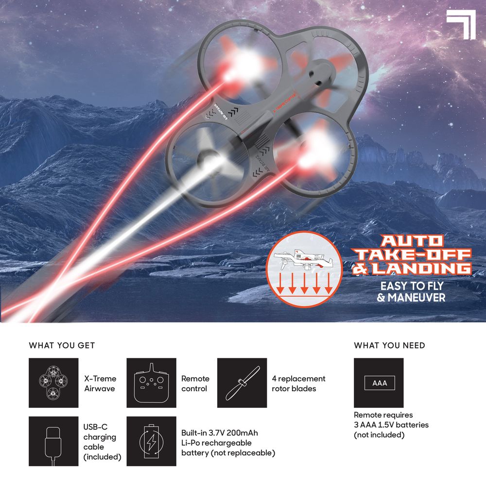 X-Treme Airwave Drone - FAO Schwarz