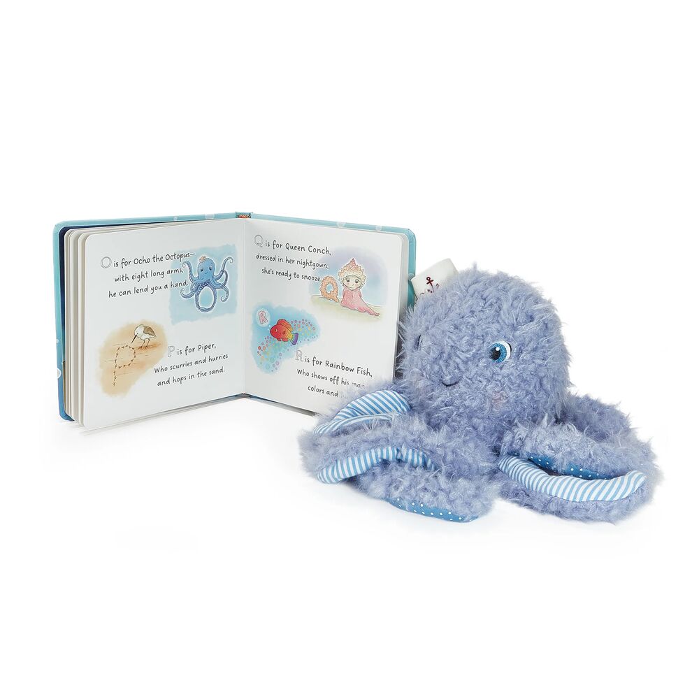 Ocho the Octopus Plush & ABC by the Sea Book Bundle - FAO Schwarz