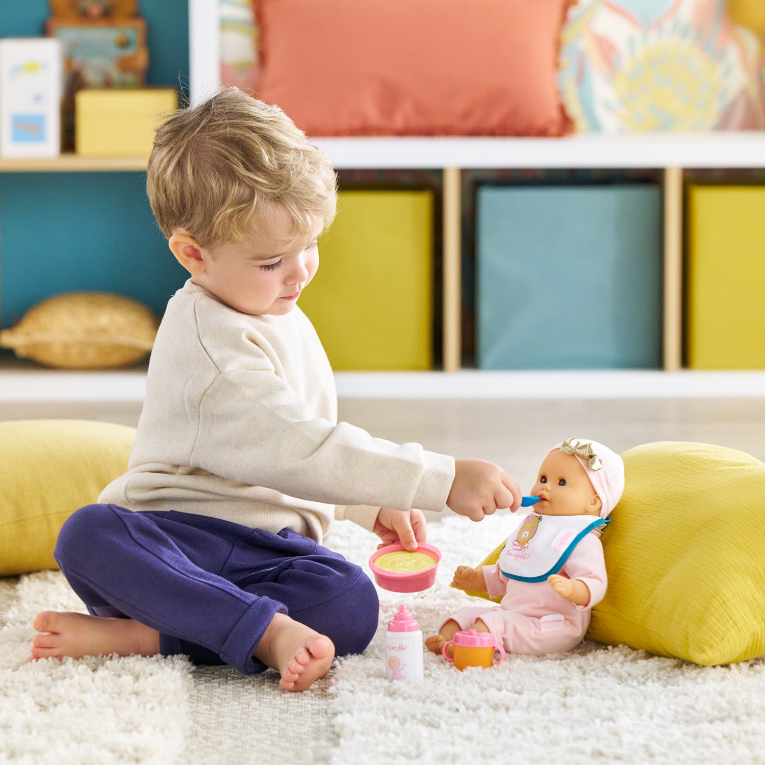 Mealtime Pretend Play Set for 12″ Dolls - FAO Schwarz