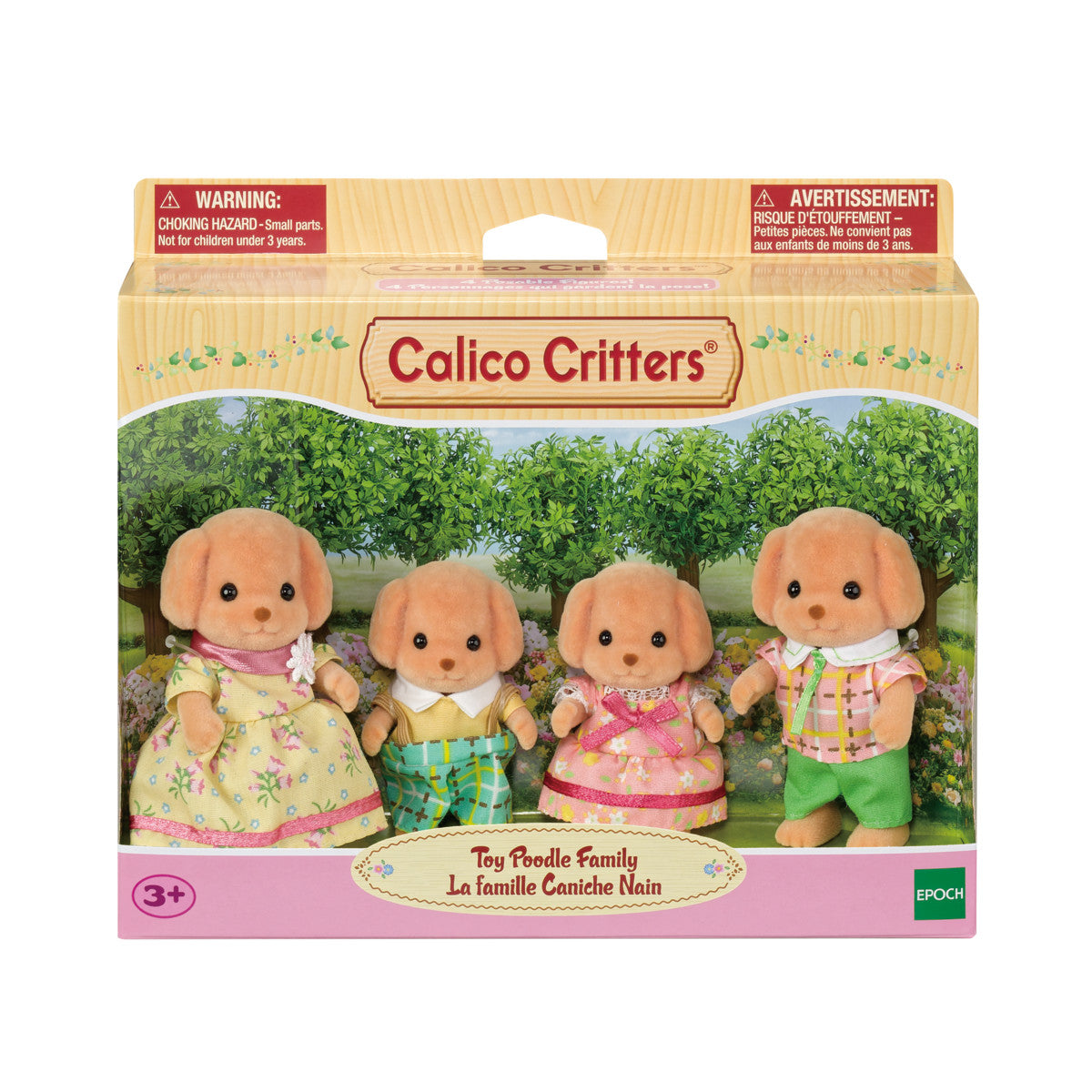 Calico Critters Toy Poodle Family Collectible Doll Figures - FAO Schwarz