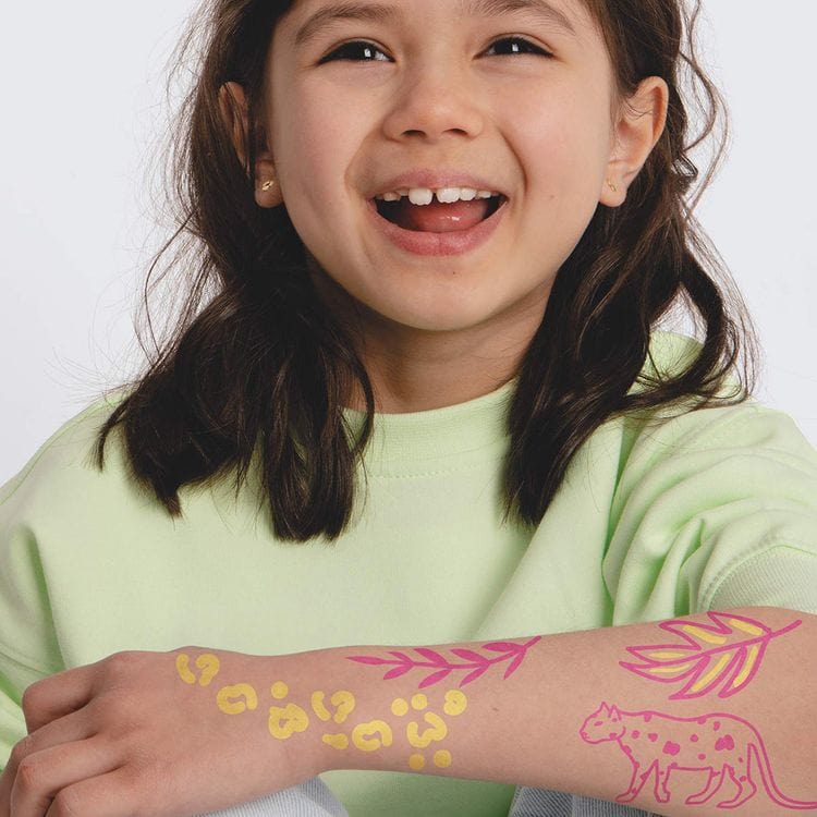 Jungle Tattoo Pen Set for Kids - FAO Schwarz
