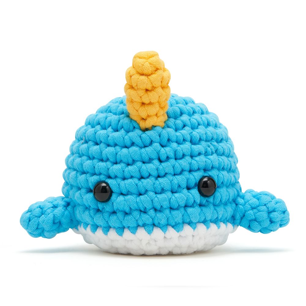Bjørn the Narwhal Learn to Crochet Kit - FAO Schwarz