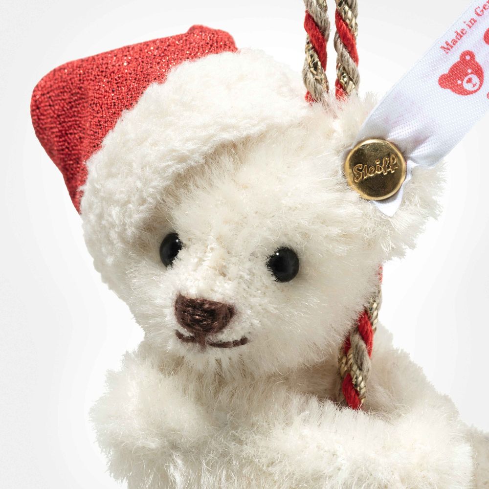 Teddy Bear Ornament on Christmas Bell - FAO Schwarz