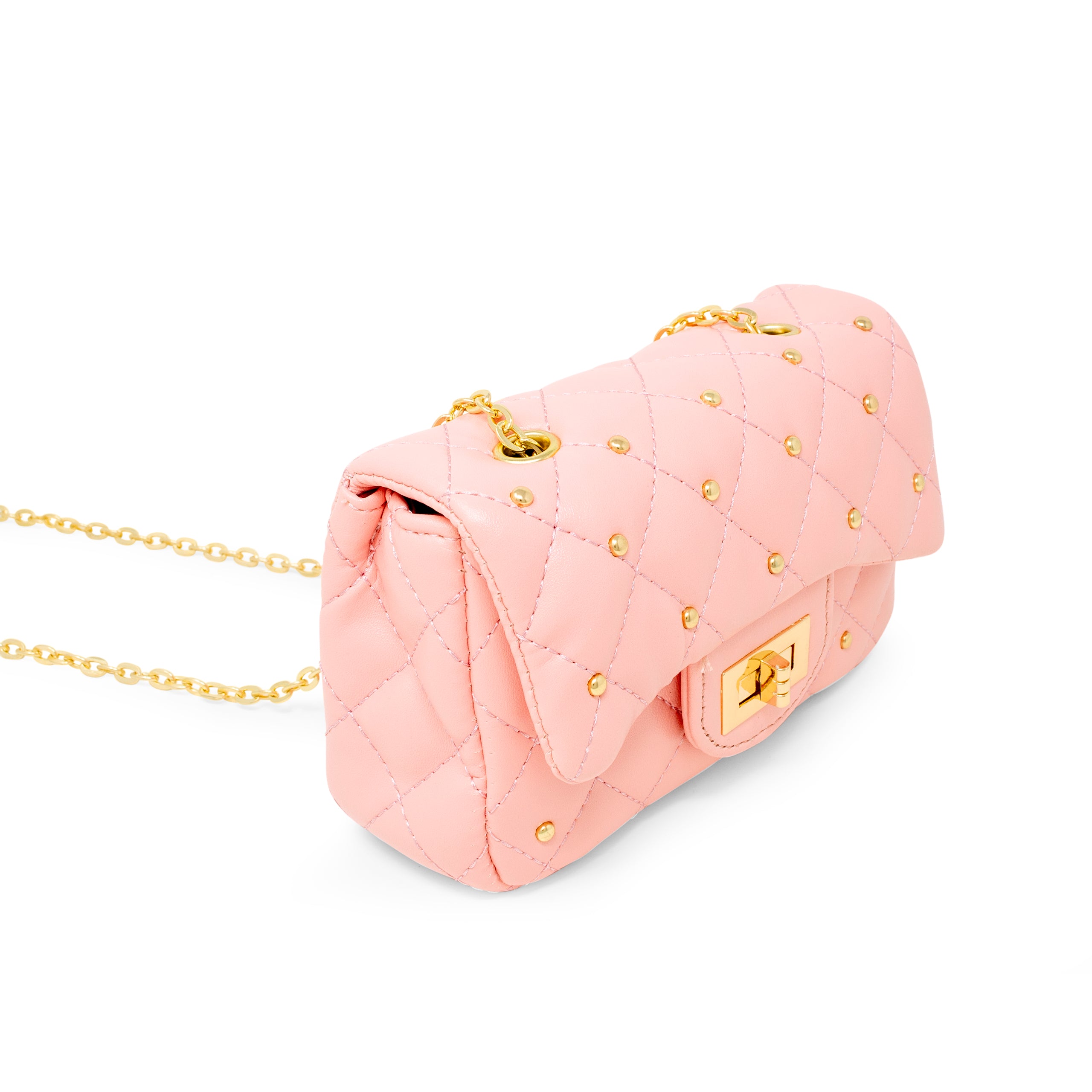 Classic Quilted Stud Handbag - FAO Schwarz