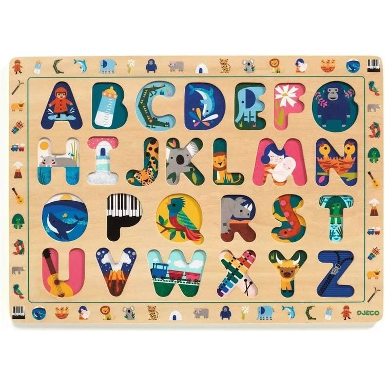 ABC Wooden Puzzle - FAO Schwarz