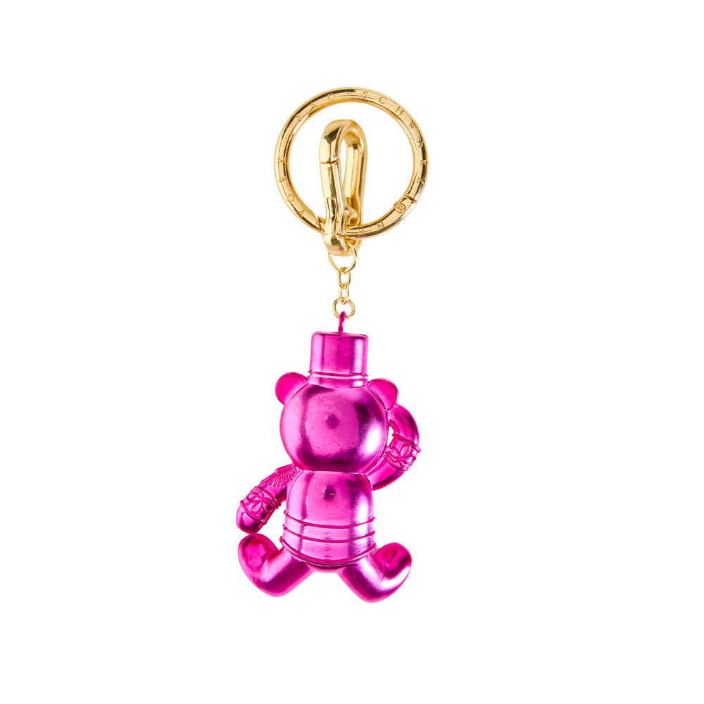 FAO Chrome Bear Keychain - FAO Schwarz