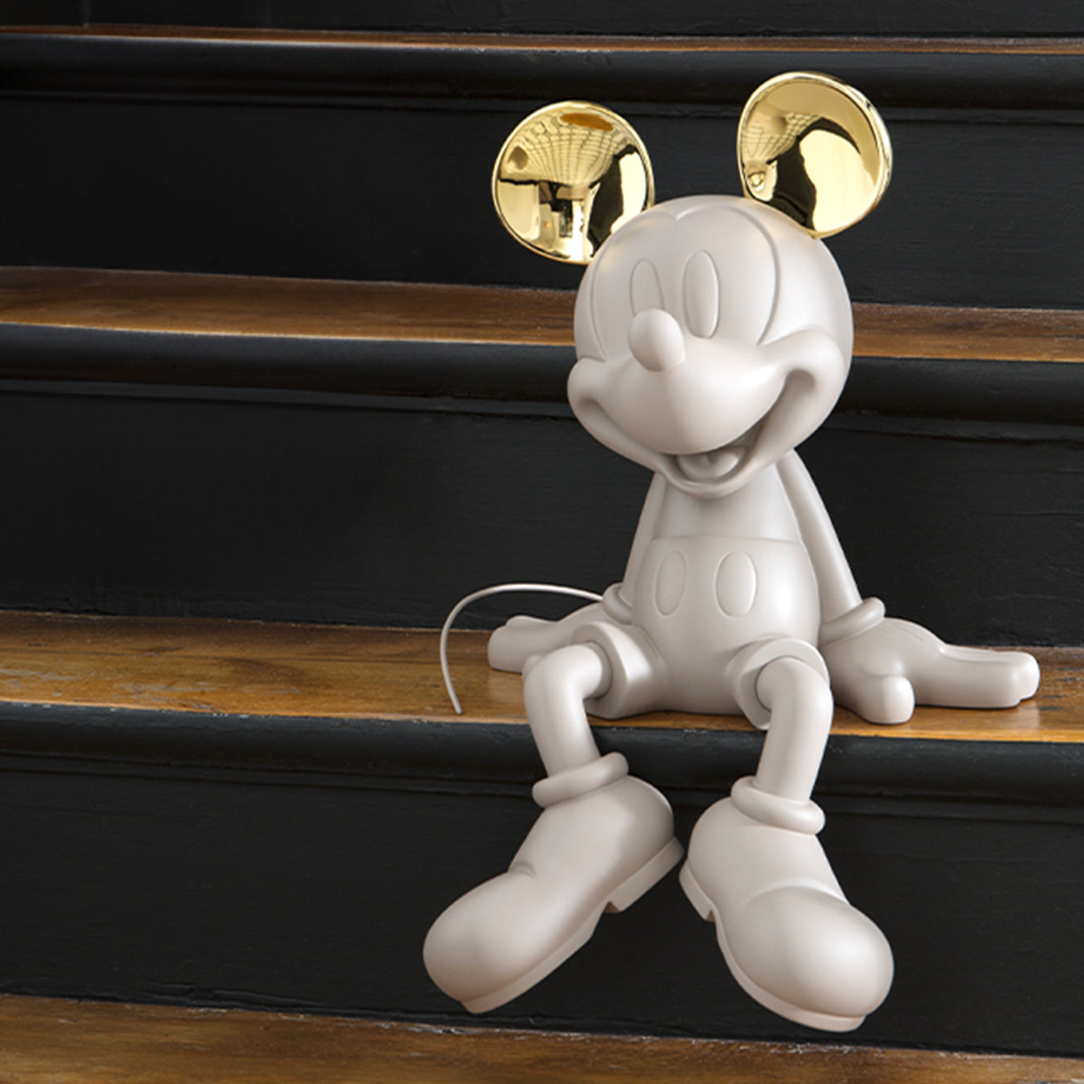 Mickey Mouse Take 2 Taupe & Gold Figure – 19″ - FAO Schwarz