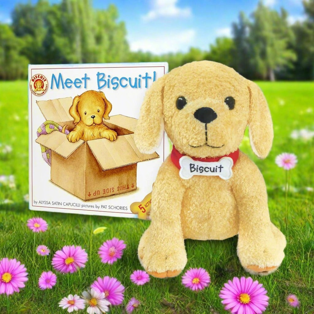 Biscuit the Little Yellow Puppy Plush - FAO Schwarz