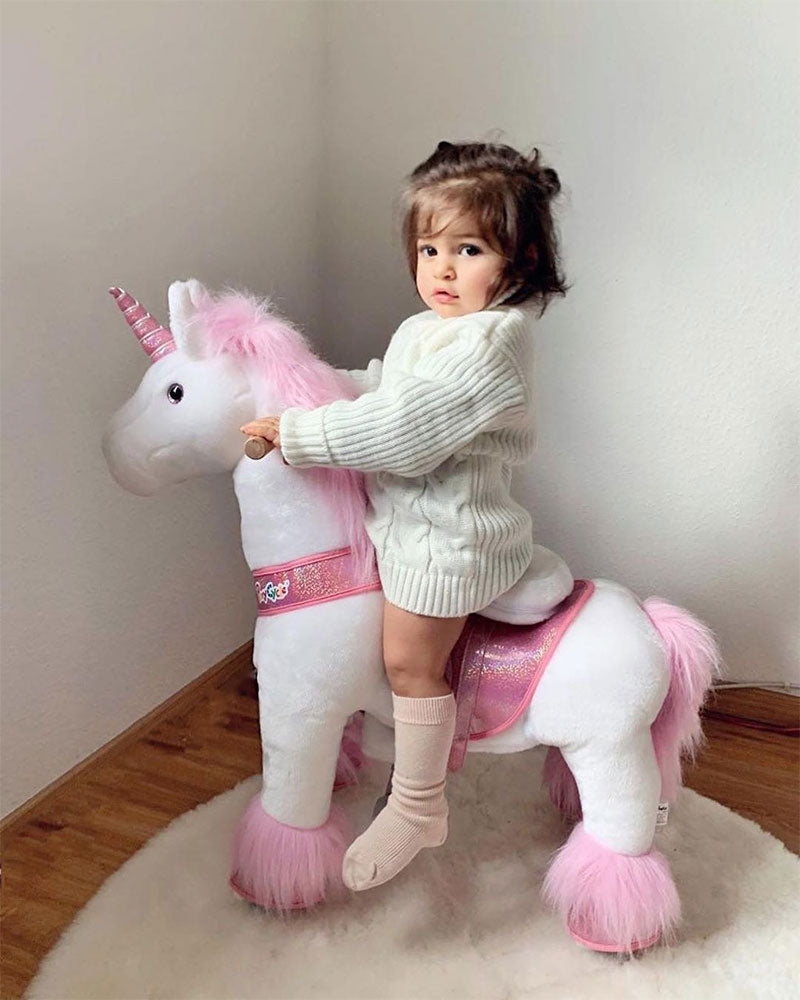Pink Model U Ride-On Unicorn - FAO Schwarz