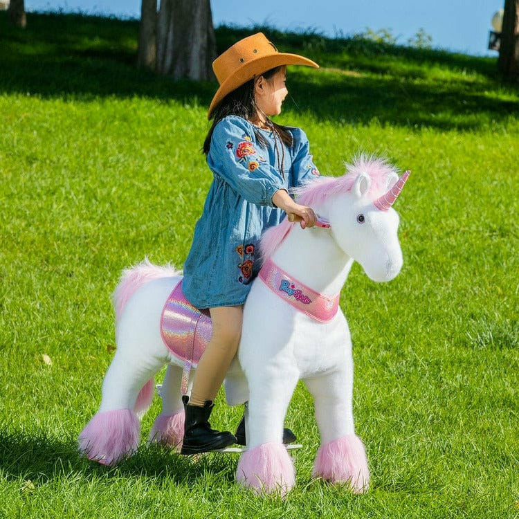Pink Model U Ride-On Unicorn – 7+ Years - FAO Schwarz