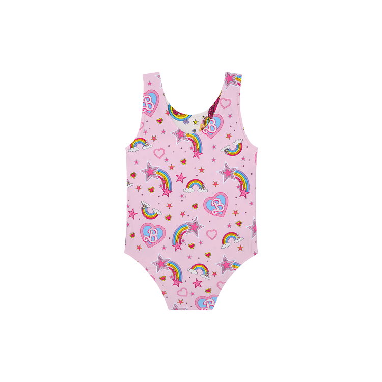 Barbie Star Power – Kids Reversible One Piece Swimsuit - FAO Schwarz