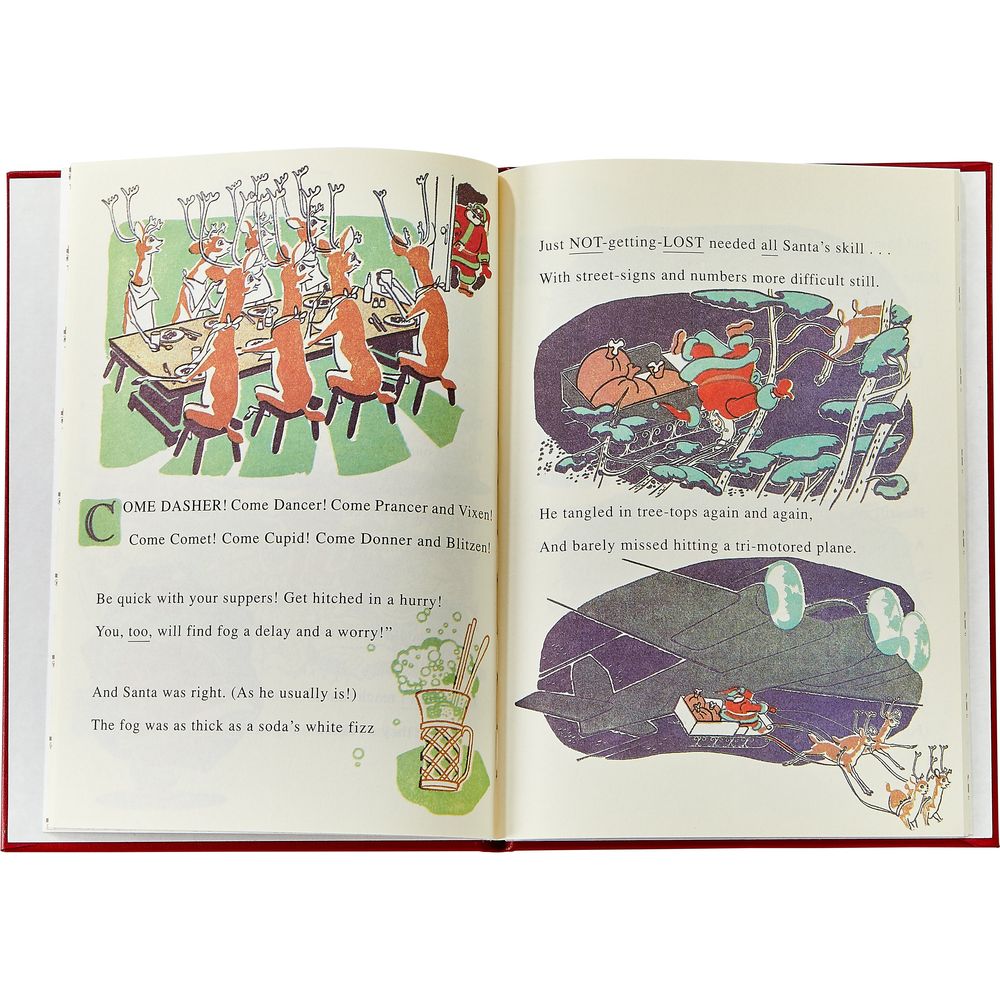 Rudolph the Red Nosed Reindeer Book Leather Edition - FAO Schwarz
