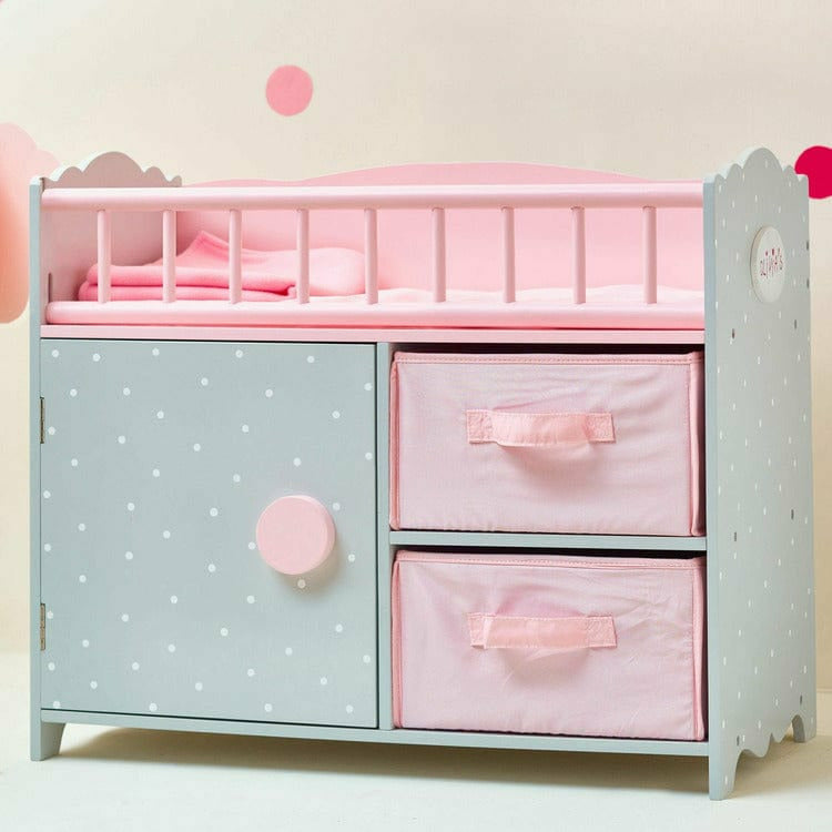 Princess Baby Doll Crib with Cabinet and Cubby - FAO Schwarz