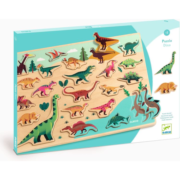 Wooden Dinosaur Puzzle - FAO Schwarz