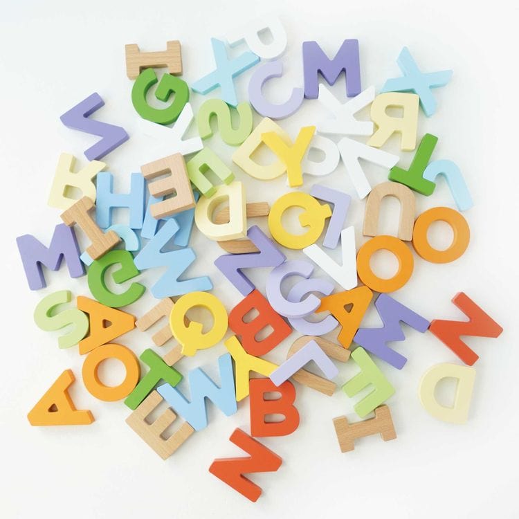 Wooden Alphabet Set & Bag – 60 Letters - FAO Schwarz