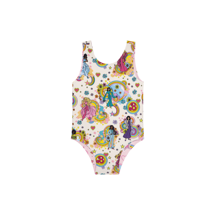 Barbie Star Power – Kids Reversible One Piece Swimsuit - FAO Schwarz