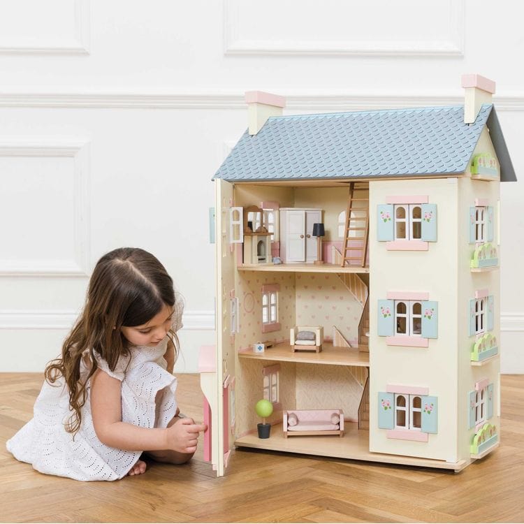Cherry Tree Hall Wooden Dollhouse - FAO Schwarz