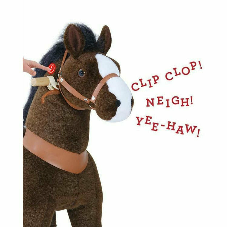 Chocolate Brown Model U Ride-On Horse - FAO Schwarz