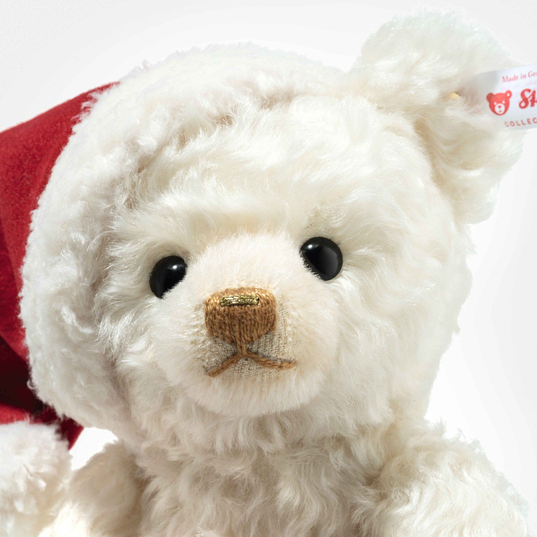 Santa Teddy Bear with Light-Up Gift Bag - FAO Schwarz