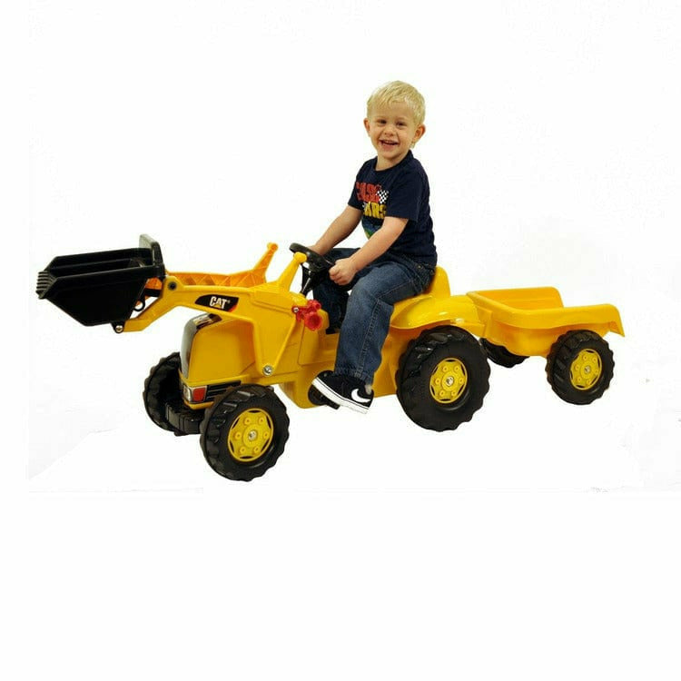 CAT Kid Tractor with Trailer - FAO Schwarz